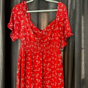 Abercrombie & Fitch Red Dress